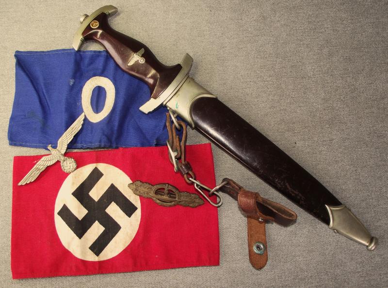 WW2 German NSDAP Armband. Welch Regiment Veterans Bring Back.