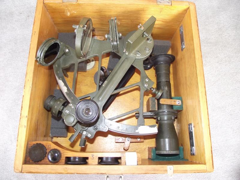 REDUCED PRICE! Boxed Russian/ East German Naval Sextant. Carl Plath, 1967.