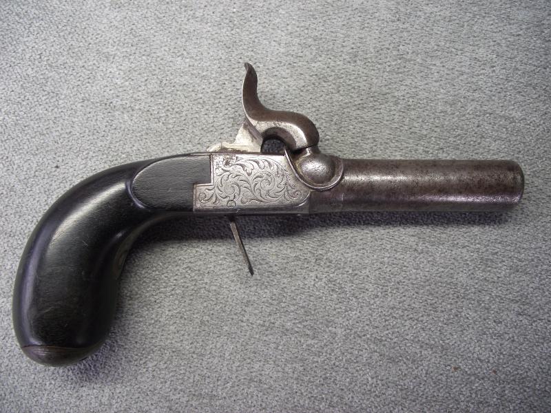 19th Centuary Belgium Percussion Pistol.
