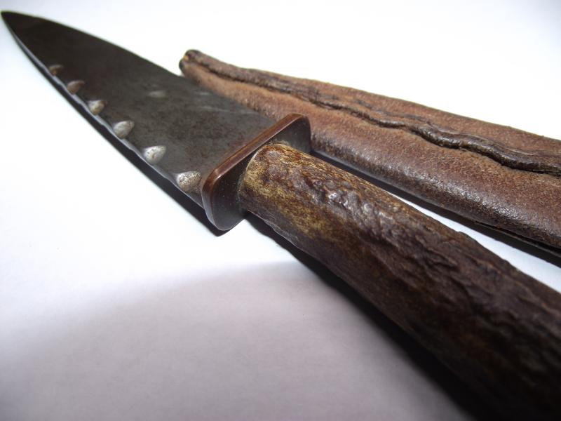 Vintage Scottish Stag Horn Sgian Dubh Knife.