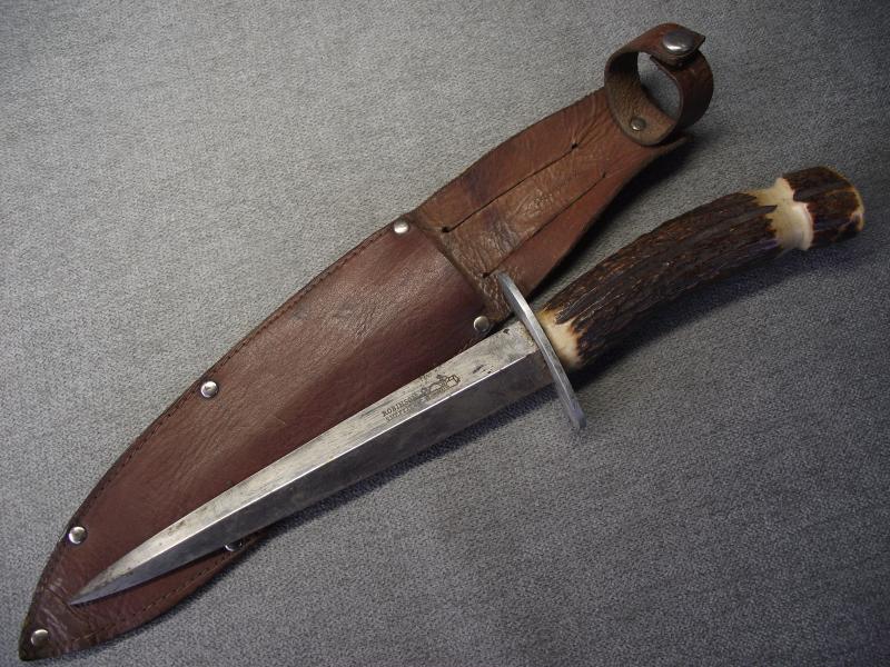 Stag Handle Commando, Fairbairn-Sykes Type Dagger/Knife. Robinson.