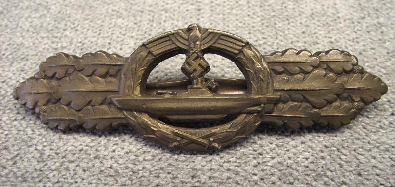 WW2 German U-Boat Clasp ''Frontspange''. Schwerin. NO PAYPAL PAYMENT!