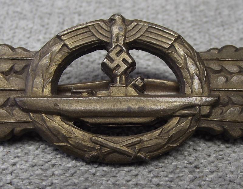 WW2 German U-Boat Clasp ''Frontspange''. Schwerin. NO PAYPAL PAYMENT!