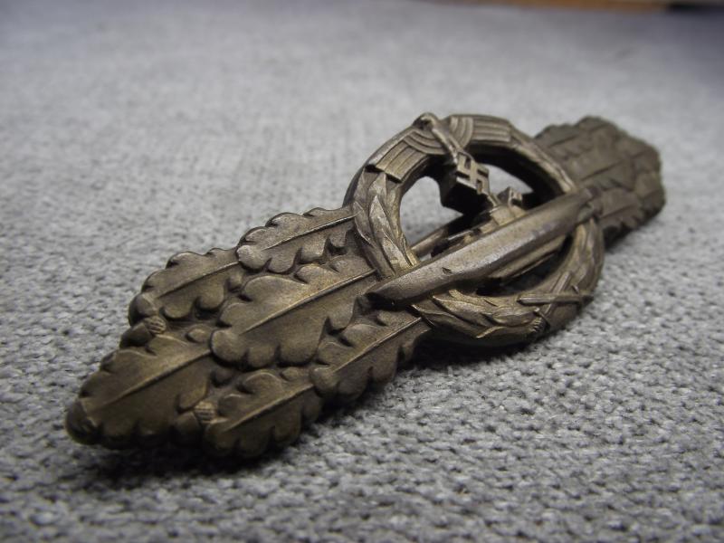 WW2 German U-Boat Clasp ''Frontspange''. Schwerin. NO PAYPAL PAYMENT!