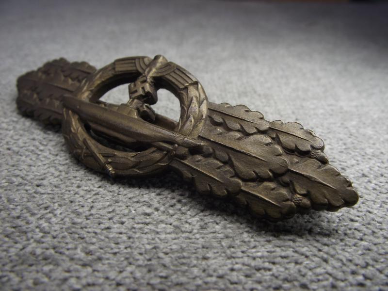 WW2 German U-Boat Clasp ''Frontspange''. Schwerin. NO PAYPAL PAYMENT!
