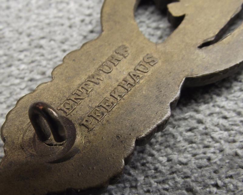 WW2 German U-Boat Clasp ''Frontspange''. Schwerin. NO PAYPAL PAYMENT!