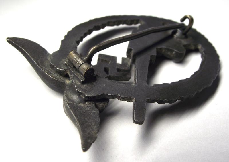 WW2 German Luftwaffe Flak Badge. Steinhauer & Luck.