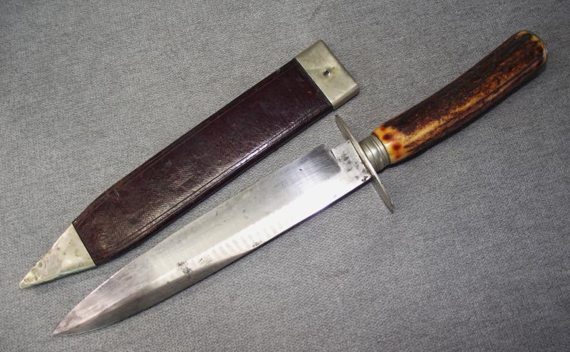 Victorian Bowie Knife. ''The Hunters Companion''. J.Dobby, 16 Wych Street.