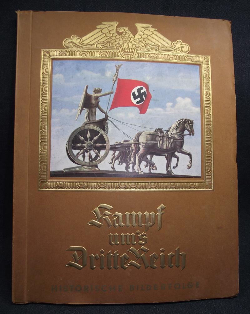 Kampf um's Dritte Reich German Cigarette Card Collectors Album.