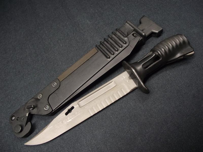 British SA80 L3A1 Bayonet and Combat Scabbard.