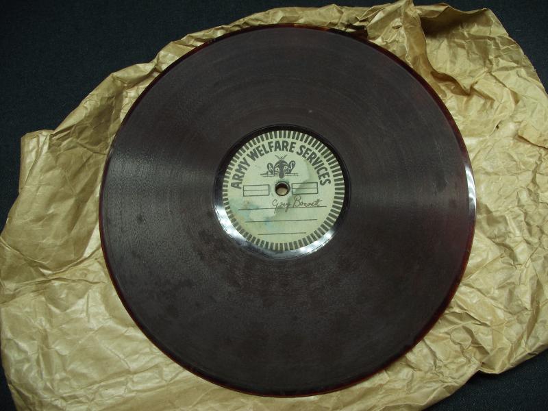 British Shellac Record, Army Welfare Services.