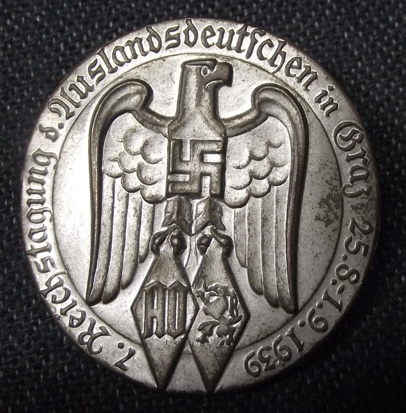 Reichstagung Event Badge/Tinnie. Graz, 1939.