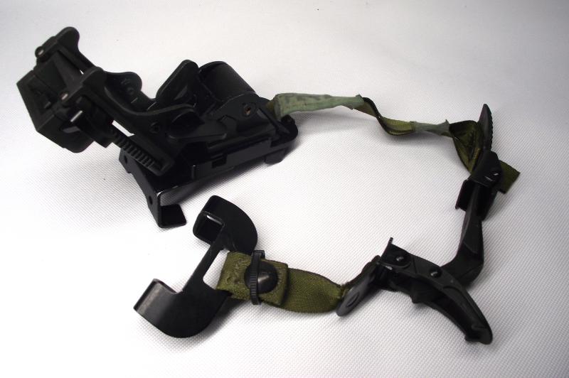 Ballistic Helmet Night Vision Mount and Harness.