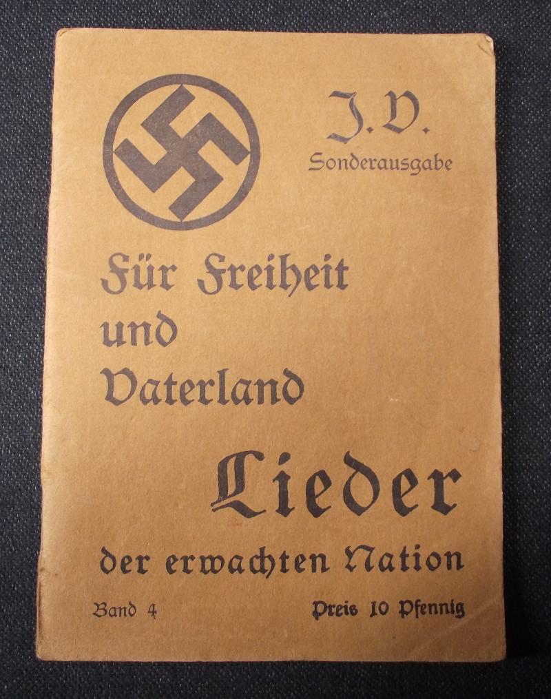 NSDAP Song Book.