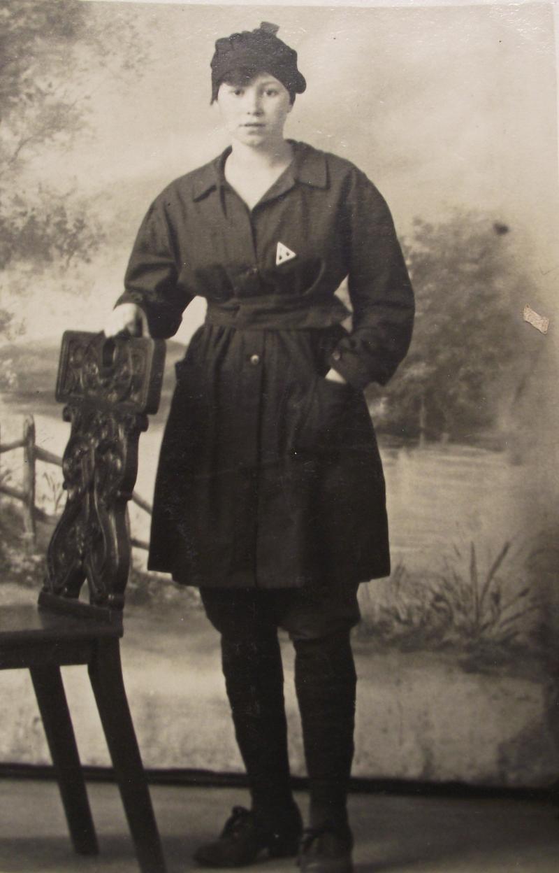 WW1 Munitions Factory Worker Post Card, From Ada!