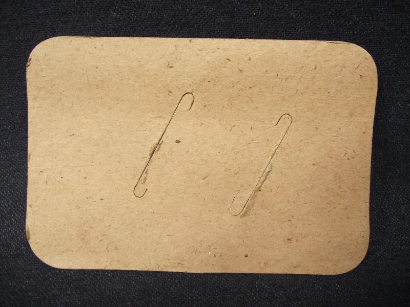 Princess Mary Tin Bullet Pencil Card Mount.