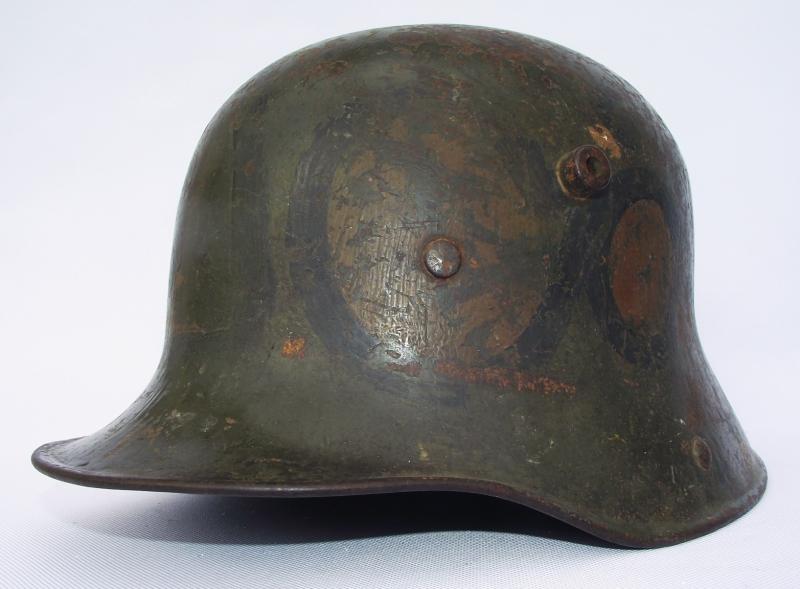 German WW1 M16 Camouflage Helmet. TJ66.