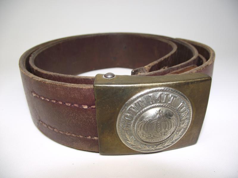 WW1 German Belt and Buckle. 1916 Dated.