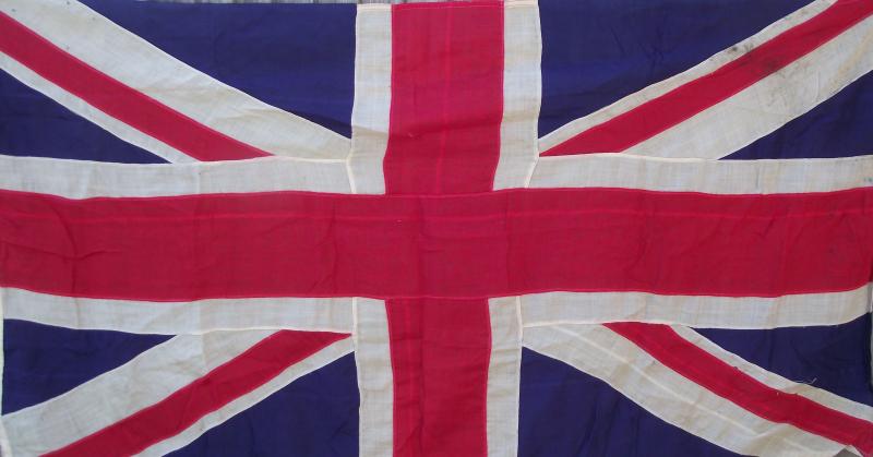Vintage Multi Panel 2YRD Union Jack Flag. WW1/WW2.