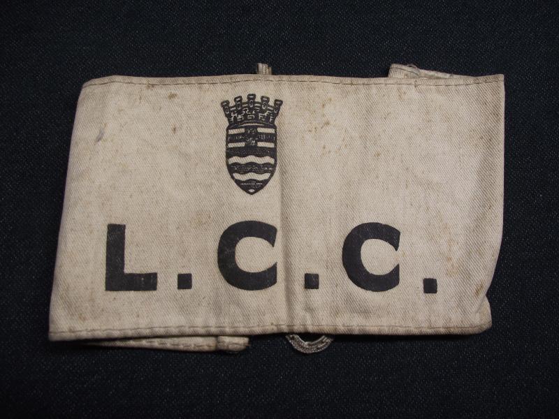 WW2 London County Council Armband.
