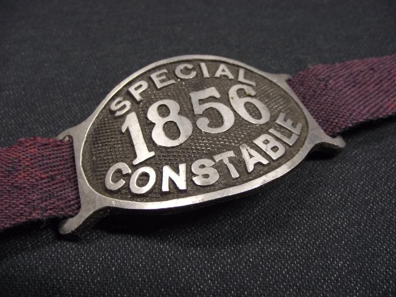 WW2 Special Constable Metal Armlet.