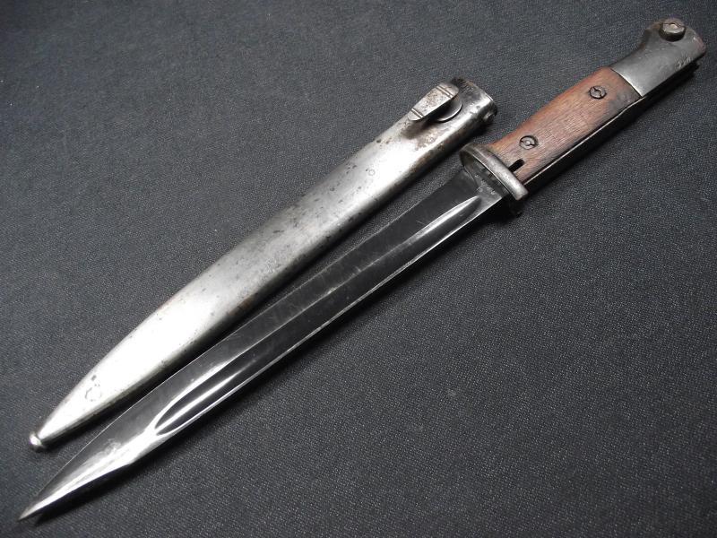WW2 German K98 Bayonet. Matching Numbers. 1936.Jetter & Scheerer.