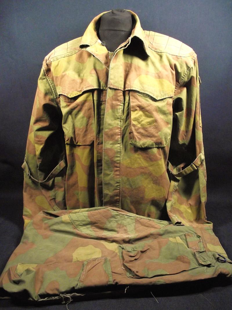 Vintage Italian M29 San Marco Tele Mimiteco Camouflage Paratroopers Trousers and Jacket.