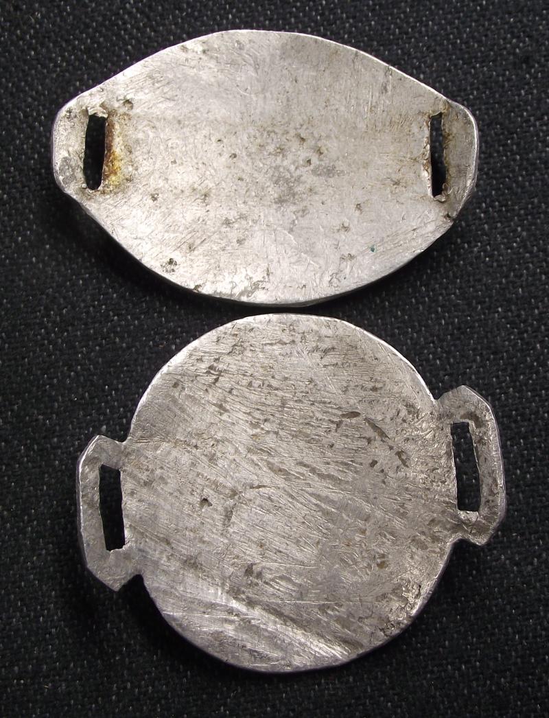 WW1 Welsh Regiment, 8th Pioneer Battalion Wrislet ID Tag Pair. Gallipoli.