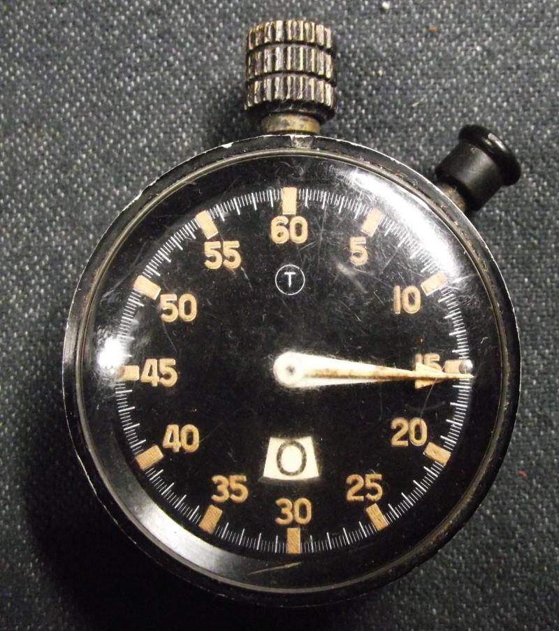 Rare British RAF H.T.L. 1960's Cockpit Stopwatch. Heuer Monte-Carlo.