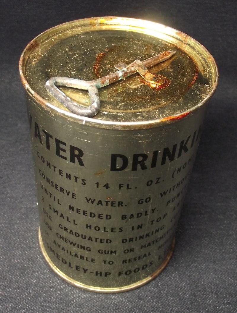 1970's British Army Ration Tin, Drinking Water.