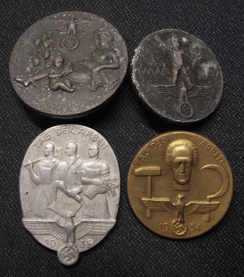 4 X Third Reich Event Badges.