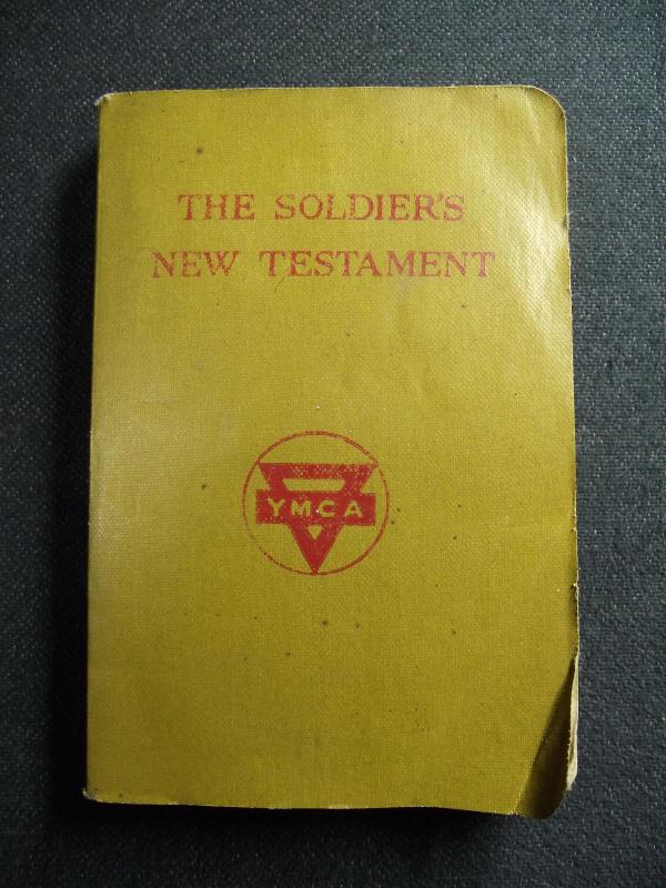 1944 Dated Soldiers New Testament with 1946 Dated German Written Sentiment.