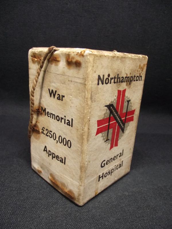 1948 Dated Northampton General Hospital War Memorial Appeal Collection Box.