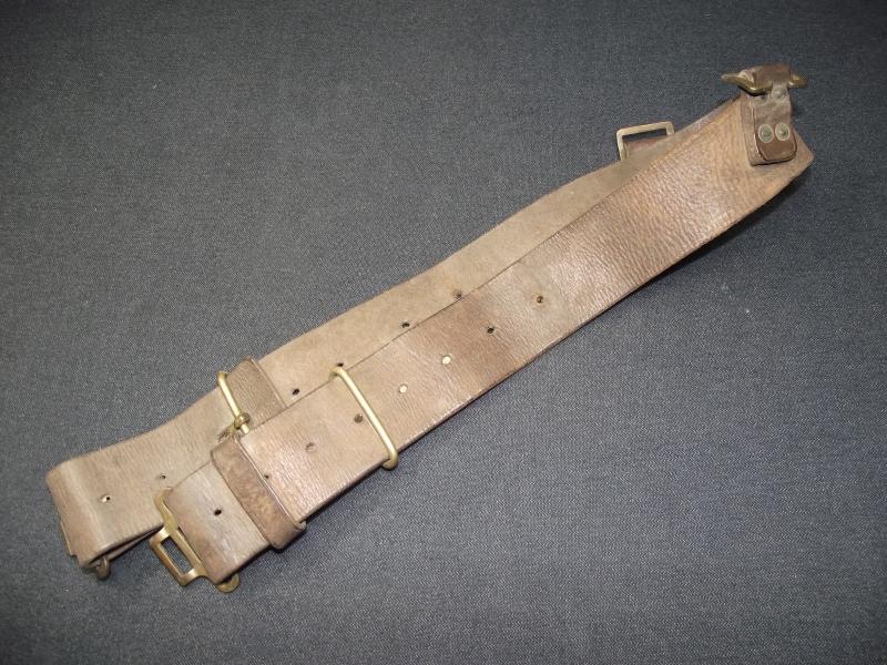 WW2 Home Guard 39 Pattern Leather Belt.