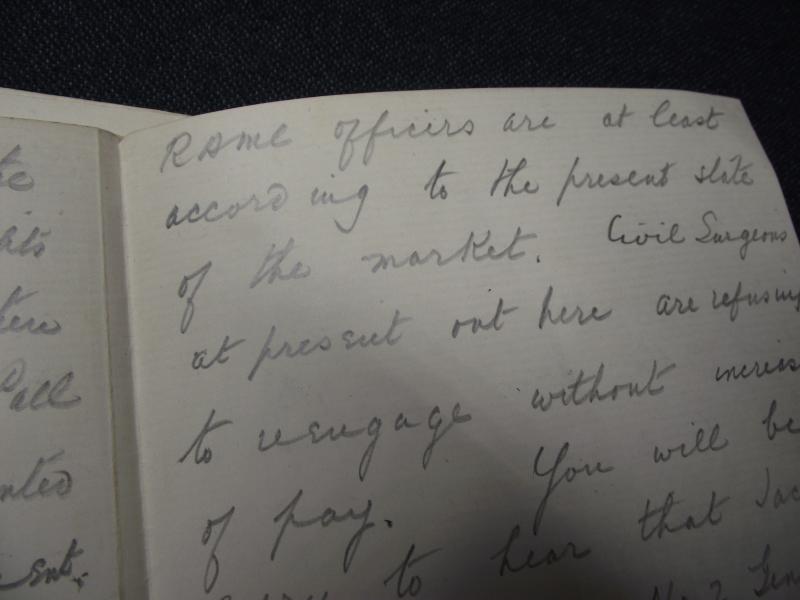 Two Boer War Personal Letters, Surgeon RAMC G.Goldsmith.