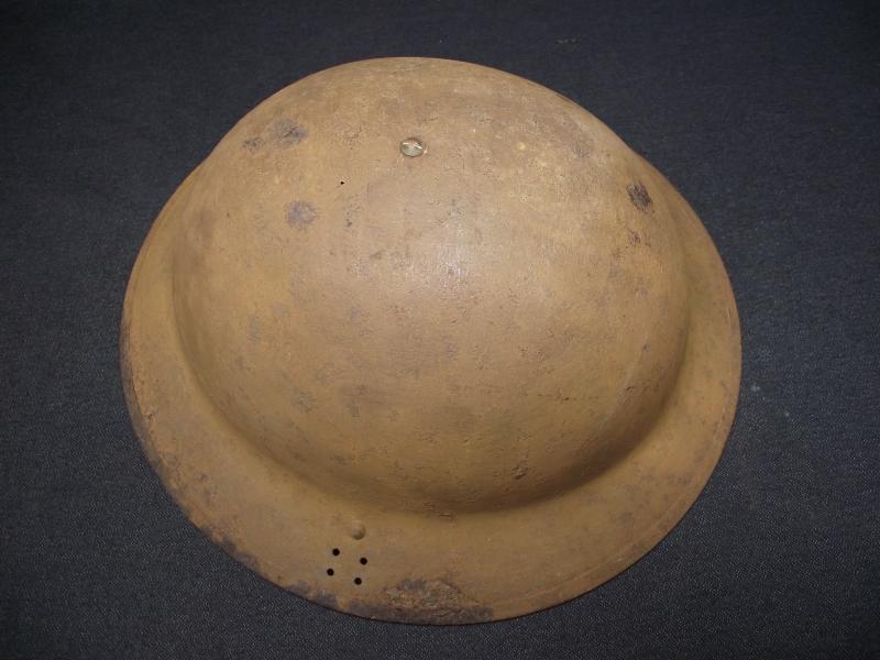 1940 Dated British Army MKII Steel Helmet Relic. Cardiff.