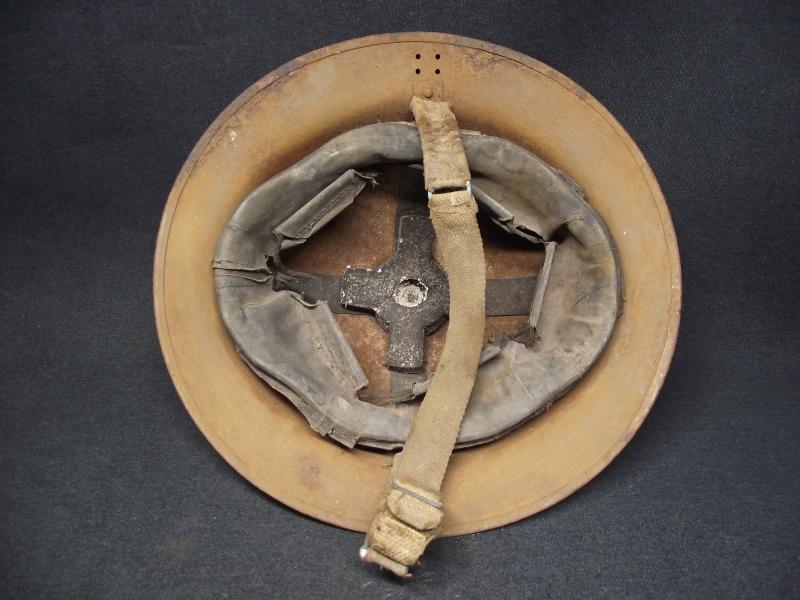 1940 Dated British Army MKII Steel Helmet Relic. Cardiff.