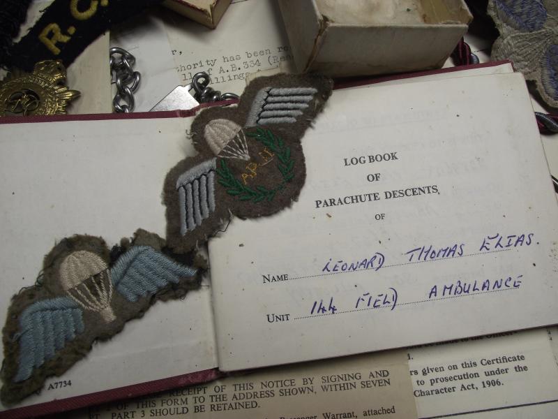 Korea Campaign and TA 144 Parachute Field Ambulance Grouping. Cardiff.