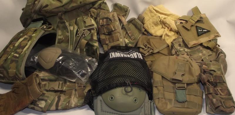 144 Parachute Field Ambulance Field Gear Grouping. Cardiff.