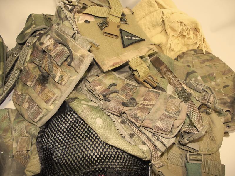 144 Parachute Field Ambulance Field Gear Grouping. Cardiff.