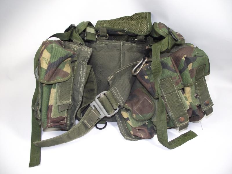 Airborne Stitch Down PLCE DPM Webbing Set and Yoke. Dragon of Colchester.