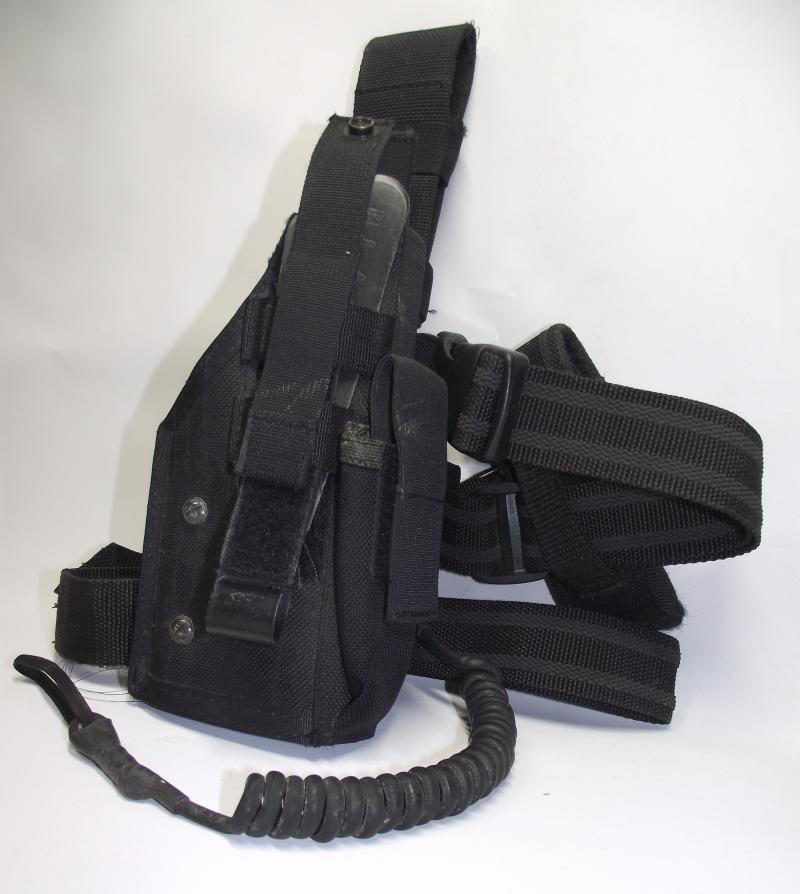 Black Hawk Drop Leg Pistol Holster Rig.