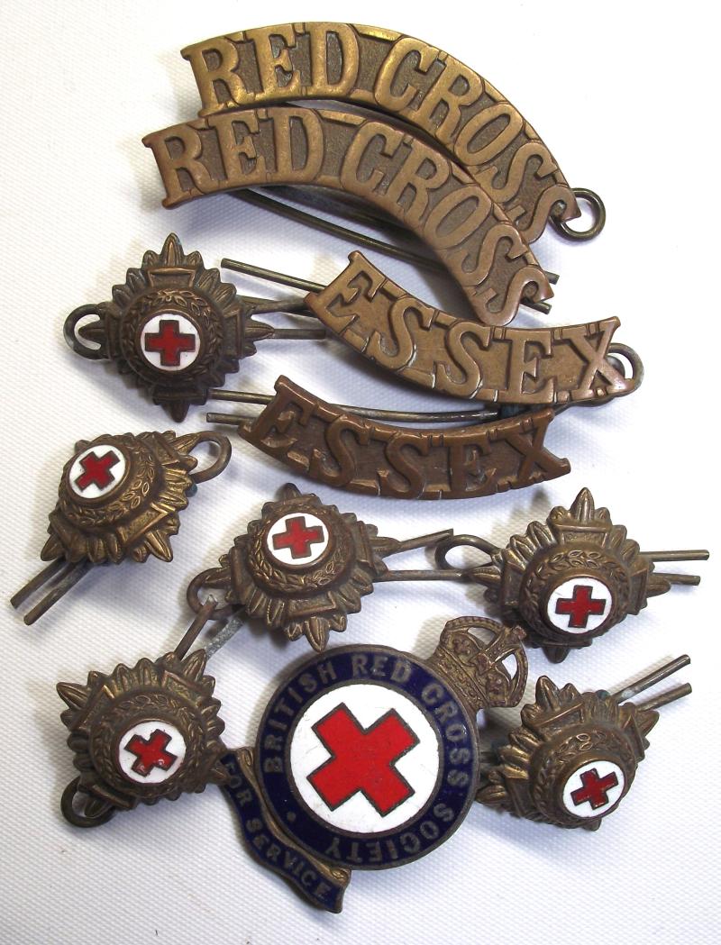 Essex Red Cross Insignia.