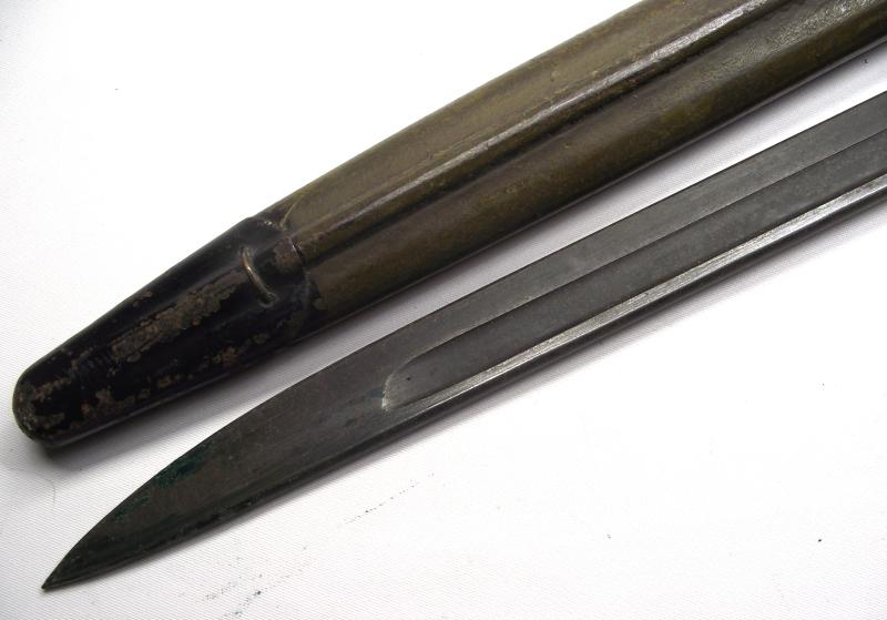 WW1 M1913 Remington Bayonet. American Property Over-Stamps.