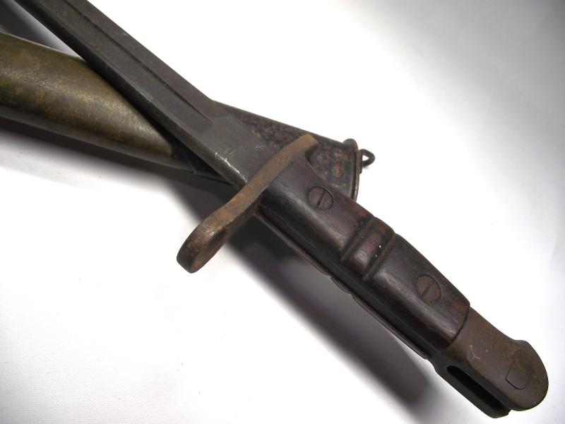 WW1 M1913 Remington Bayonet. American Property Over-Stamps.