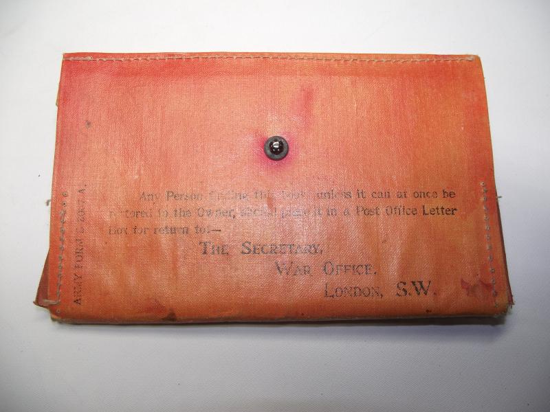 WW1 British Discharge Paperwork. 5th Battalion RWF. Penmachno North Wales.