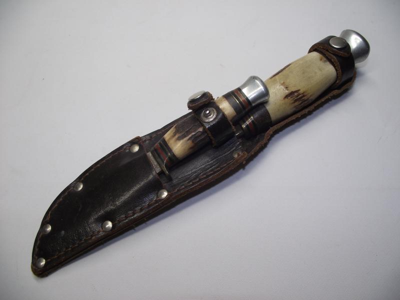 Vintage Sheath Knife Pair. Rodgers.