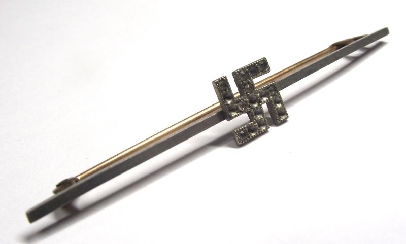 1930's Swastika Tie Clip.