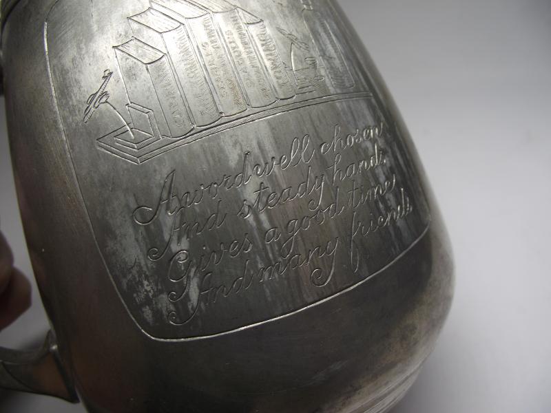 Dutch Jacht 323 Squadron Dedicated Souvenir Beer Tankard.