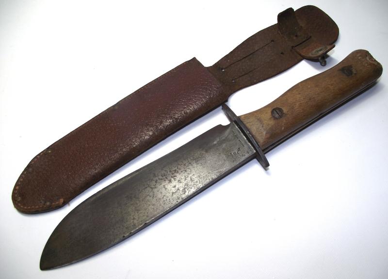 British 1st Pattern Type D Survival Knife. Wilkinson, IB/4594.